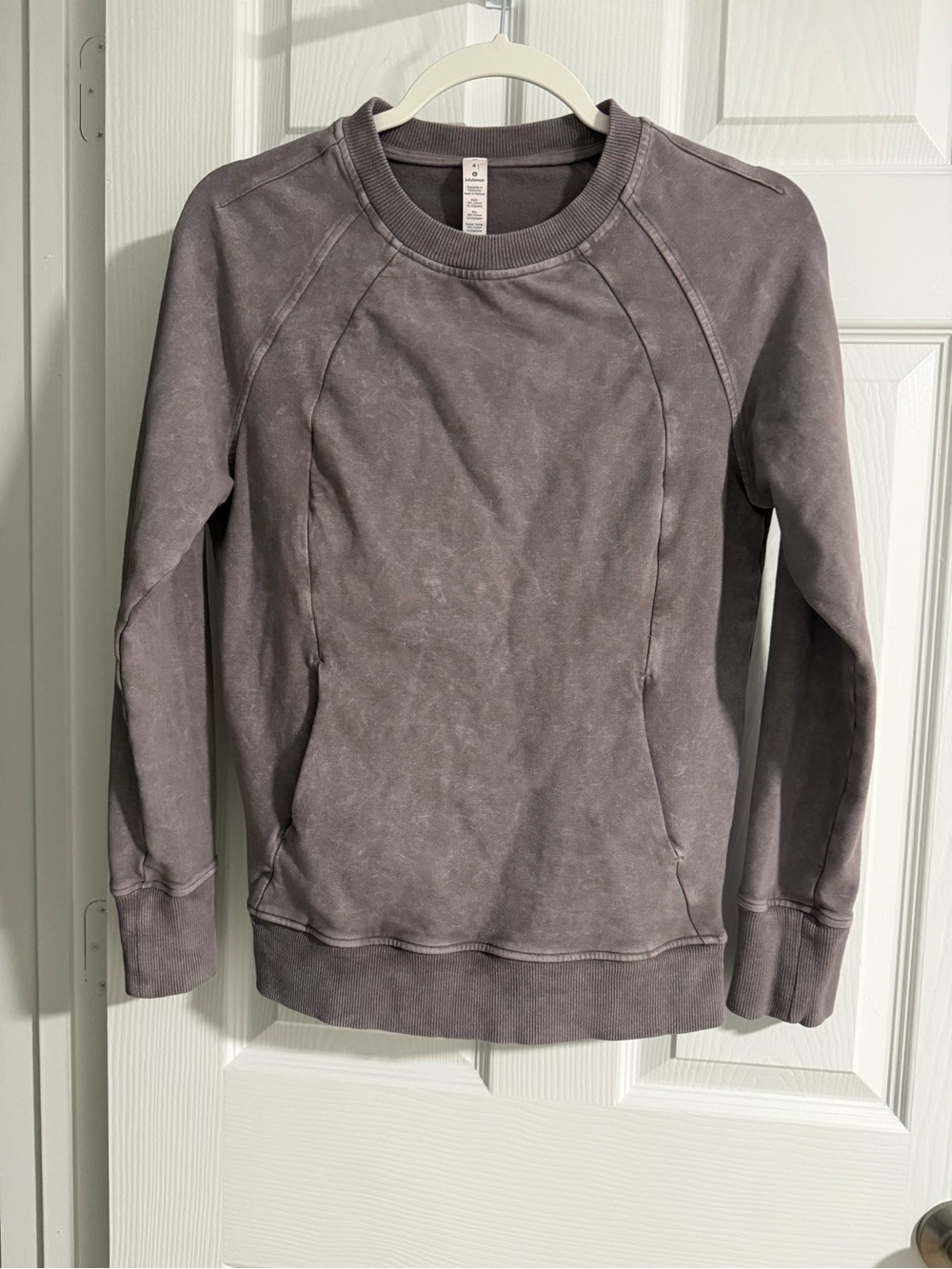Lululemon Washed Brown Pullover Sweatshirt